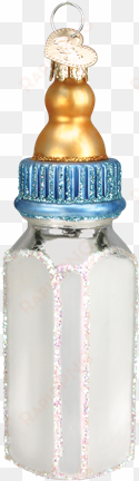 baby bottle glass ornament by old world christmas,