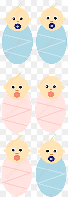 baby, boy, girl, babies, infant, newborn, twin, twins - vektor bayi baru lahir