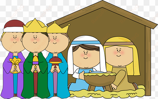 baby jesus png image - children nativity clipart