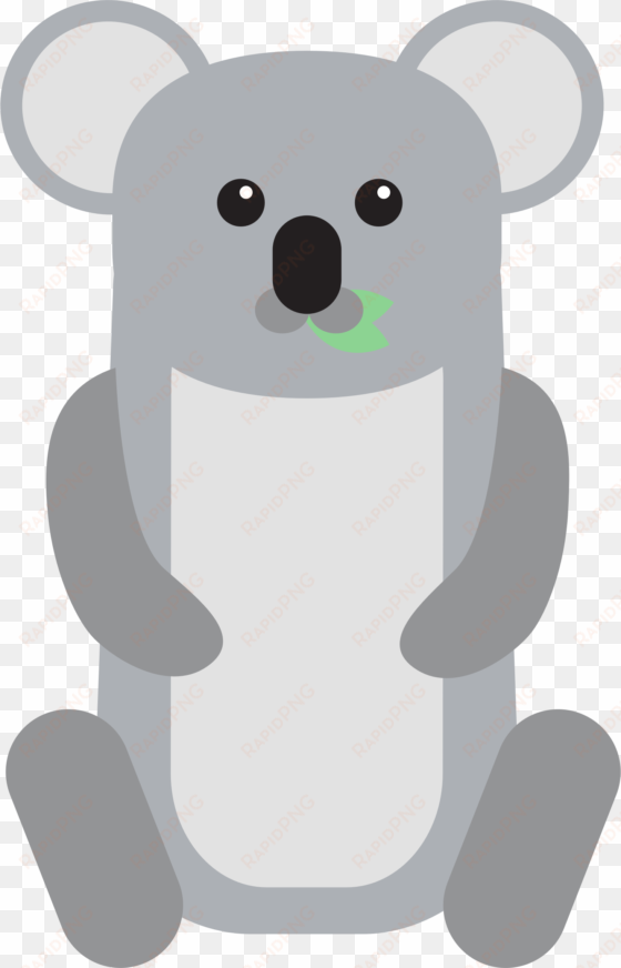 baby koala png transparent baby koala - gray hamster clip art