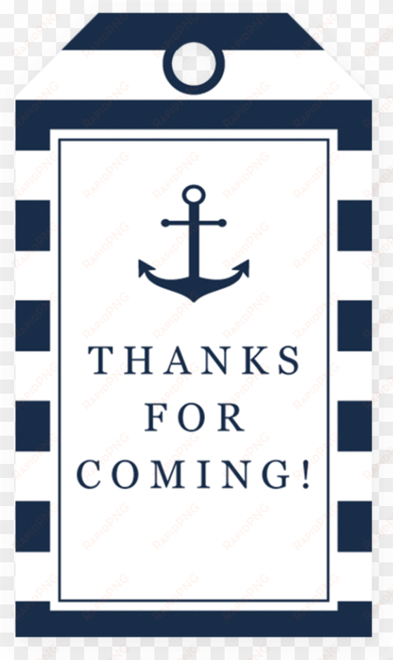 baby shower thank you favor tag printable by littlesizzle - dont say baby nautical game