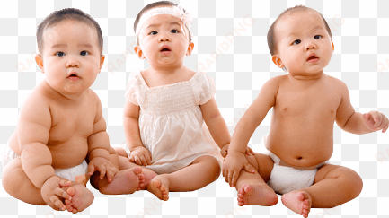 baby sitting png transparent image - asian baby png