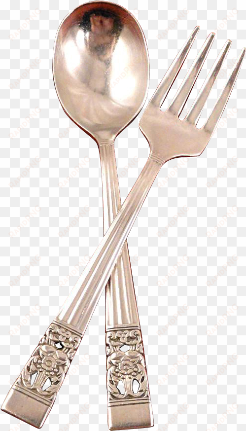 baby toddler fork spoon set oneida community plate - spoon and fork png