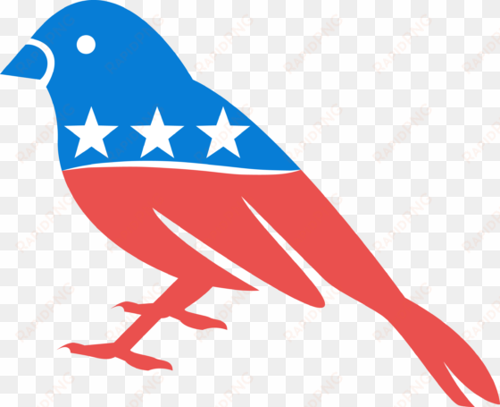 babying clipart blue jay - socialist party mascot