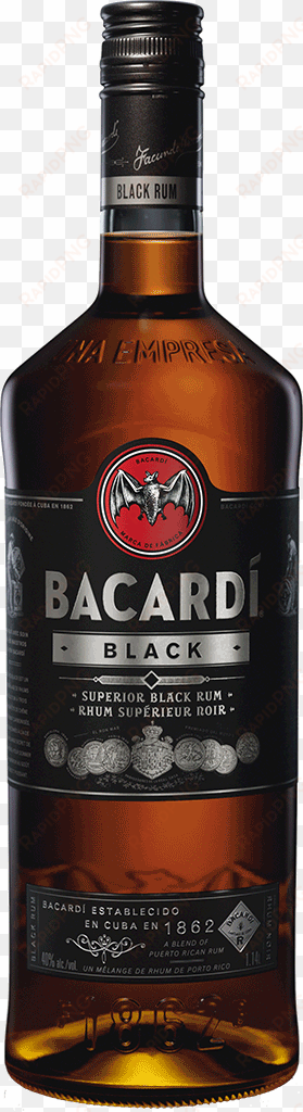 bacardi black rum - bacardi black rum png