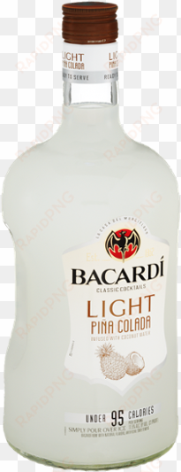 bacardi light pina colada rum - 1.75 l bottle