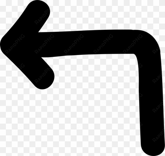 back arrow pointing left hand drawn symbol comments - flechas apuntando ala izquierda