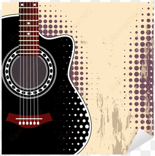 background with guitar sticker - guitar background