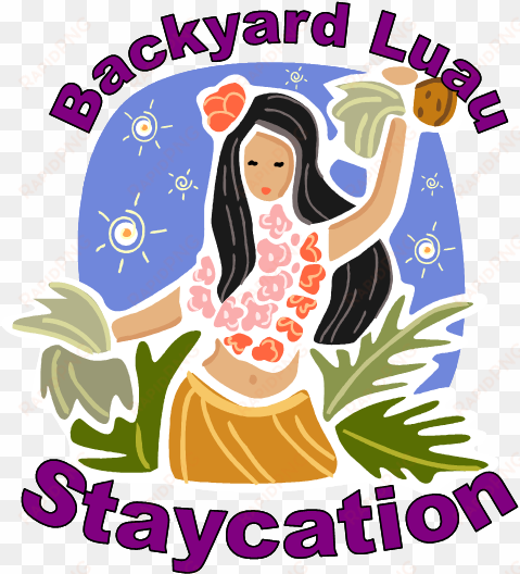 backyard staycation - luau - hawaiian