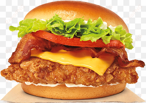 bacon & cheese crispy chicken sandwich