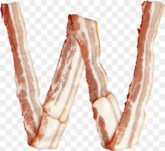 bacon font - numbers bacon font