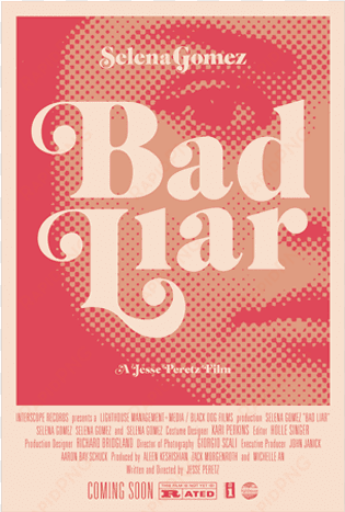bad liar pink movie poster - bad liar movie poster