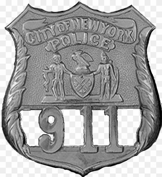 badge of a new york city police department officer - nypd police badge png
