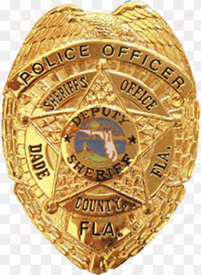 Badge Of The Miami-dade Police Department - Usmc Police Badge transparent png image