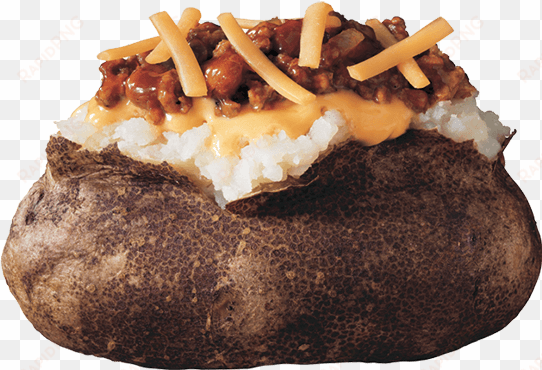 baked potato chili & cheese - chili baked potato png