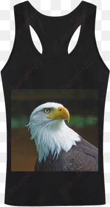 bald eagle head men's i-shaped tank top - bald eagle head 02 beach towel