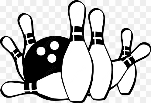 ball bowling pins game sport bowling bowli - bowling clip art black and white