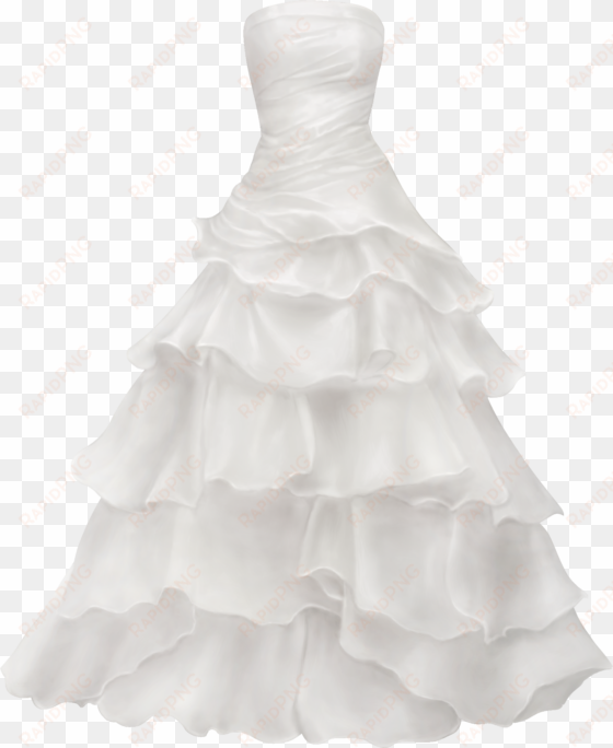 ball gown wedding dress png clip art - wedding dress png