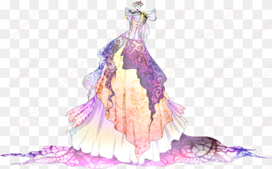 ball gowns drawing at getdrawings - ball gown anime dress