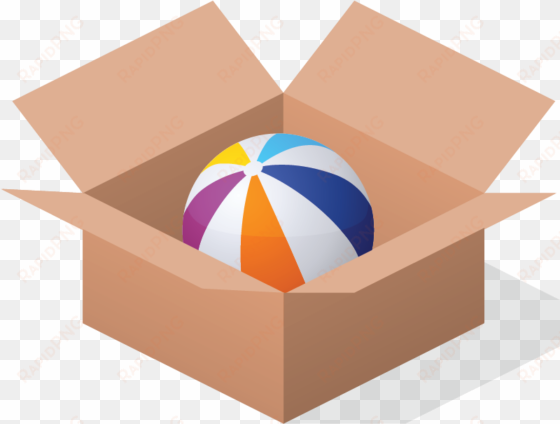 ball in the box clipart - ball in box clipart