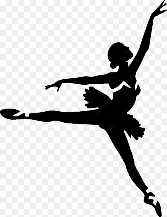 ballerina png - black and white ballerina png