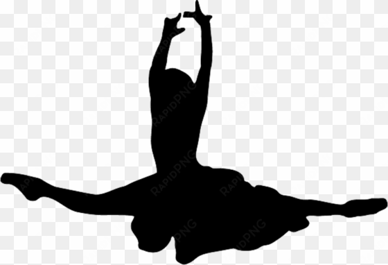 ballet dancers silhouette at getdrawings com free - ballerina silhouette splits