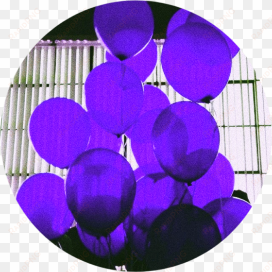 balloons purple aesthetic tumblr circle icon png aesthetic