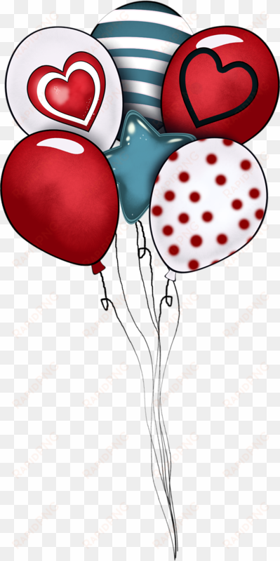 balloons, tube, photoshop, hearts, art drawings, globes, - sexy birthday balloons png