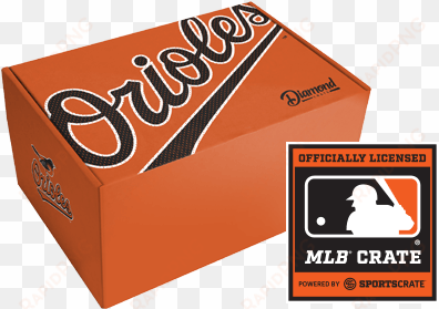 baltimore orioles™ diamond crate - major league baseball logo