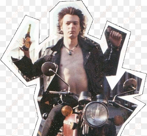 bambi punks fuck off - sid vicious on a motorbike