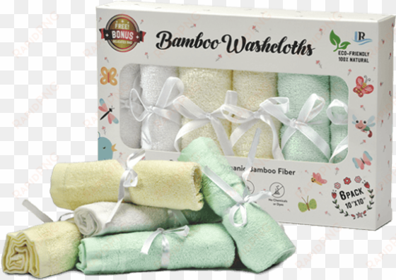 bamboo baby washcloths - polar fleece