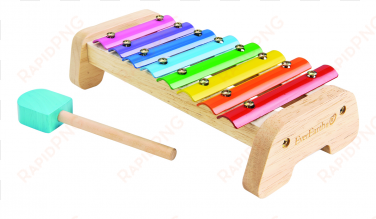 Bamboo & Metal Xylophone - Everearth Xylophone transparent png image