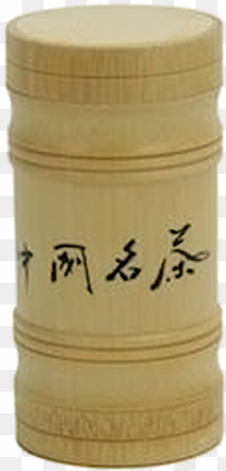 bamboo tea canister - wood