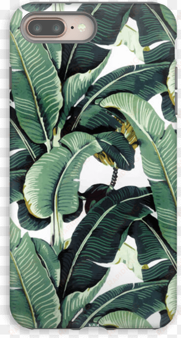banana leaf case iphone 8 plus tough - jungle pattern