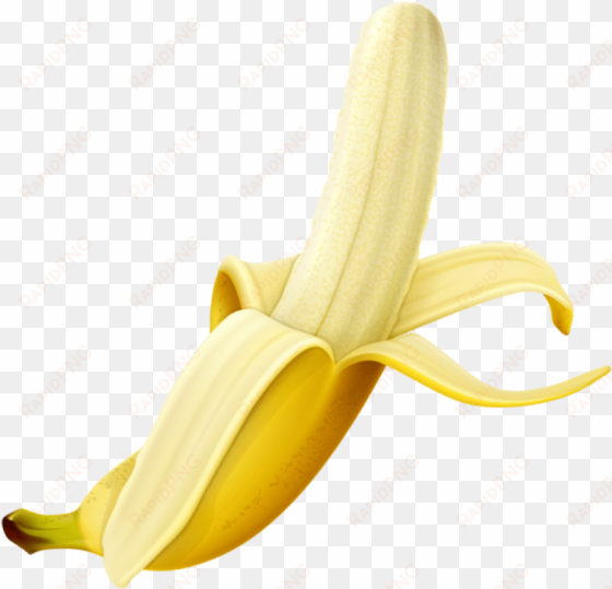 banana png high-quality image - peeled banana png