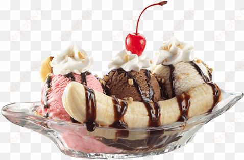 banana split png graphic black and white library - banana split