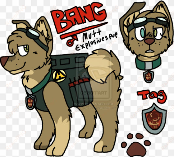 bang ref - made up paw patrol characters