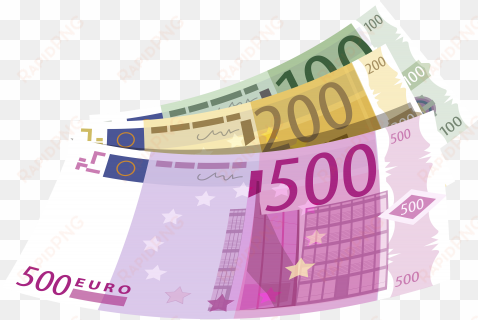 banknotes euro png clipart - euro png