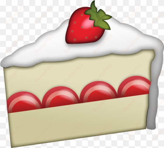Banner Black And White Library Download Strawberry - Cake Emoji Png transparent png image