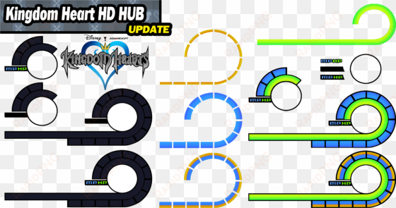 banner library stock make your own kingdom heart hd - kingdom hearts hud png