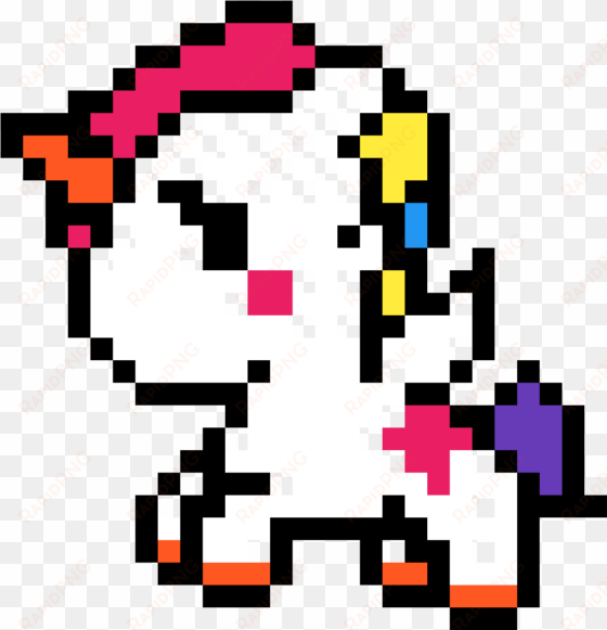 banner library stock tokidoki unicornio transprent - easy unicorn pixel art