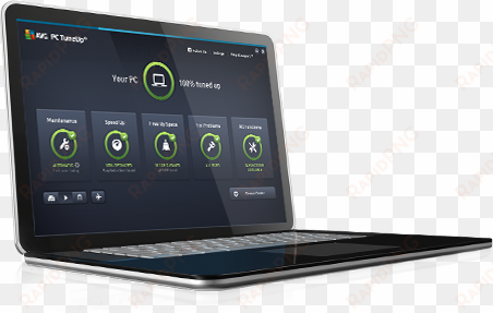 banner notebook, pc tuneup ui, 452 x 287 px - laptop