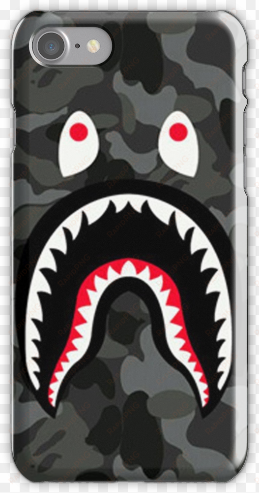 bape shark black army iphone 7 snap case - bape case iphone 6s plus