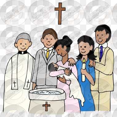 baptism picture for classroom - godparent