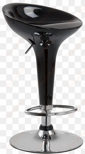 bar stool png transparent image - black bar chair png