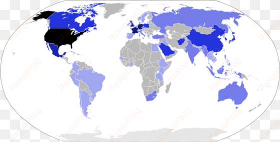 barack obama foreign trips - metric system map