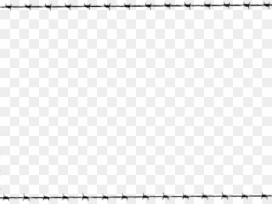 barb wire clipart box border - barbed wire border