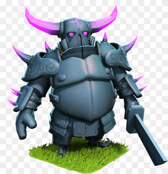 barbarian king clash of clans png - clash of clans pekka