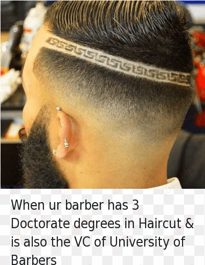 barber, doctor, and haircut - diseños de cortes con rayas