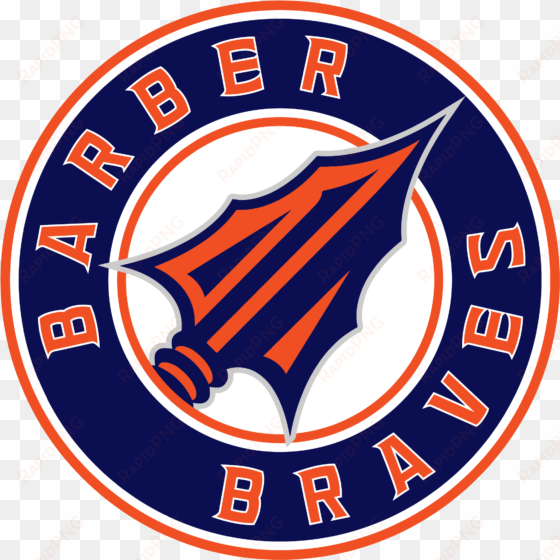 barber middle school png middle school braves logo - 860 baseball
